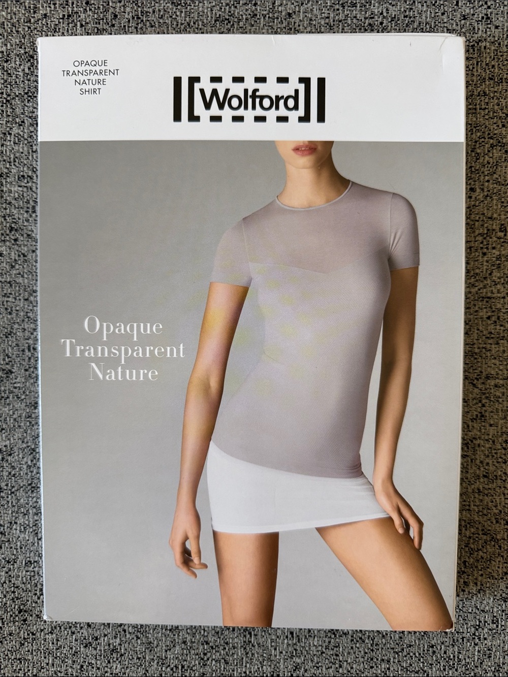 Wolford Opaque Transparent Nature Shirt in White